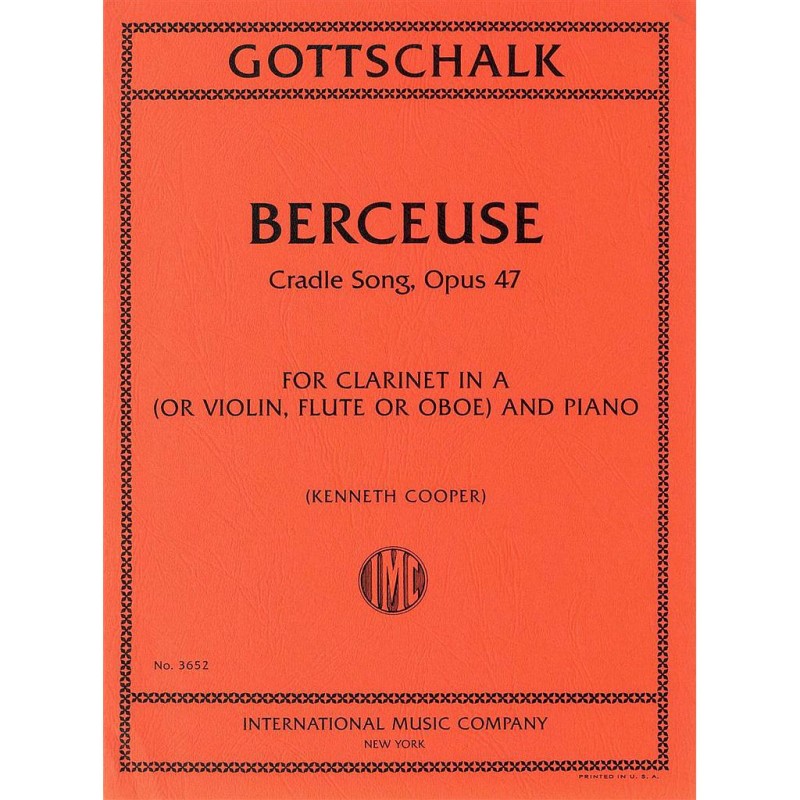 BERCEUSE. CRADLE SONG OP.47