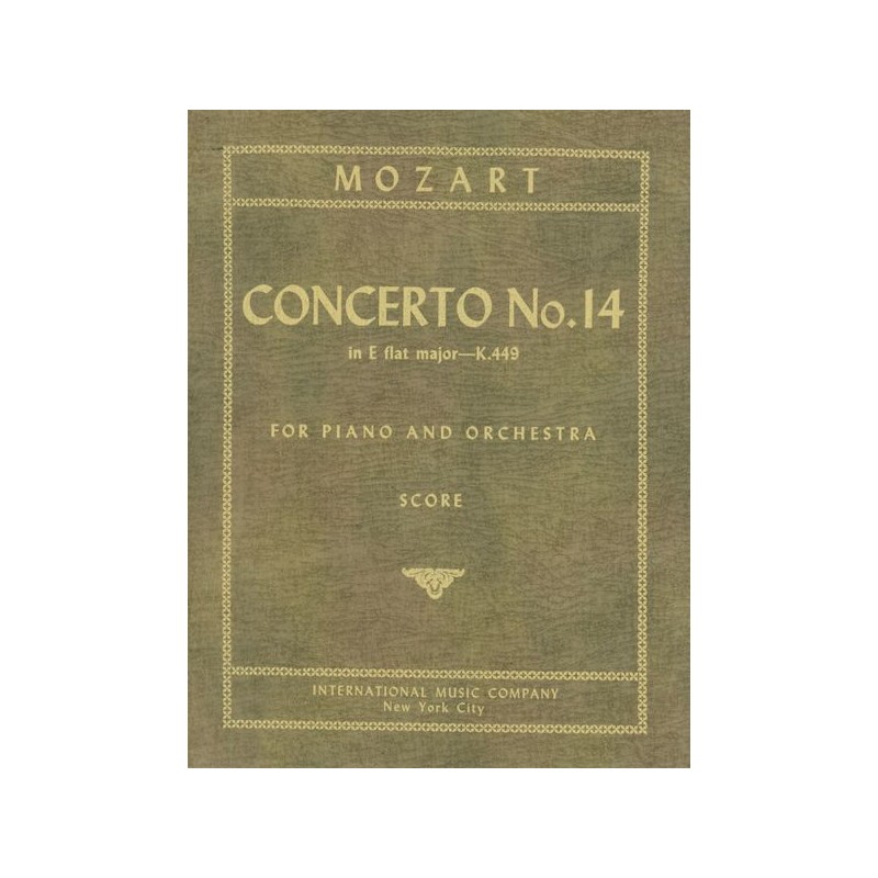 KLAVIERKONZERT 14 ES-DUR KV.449