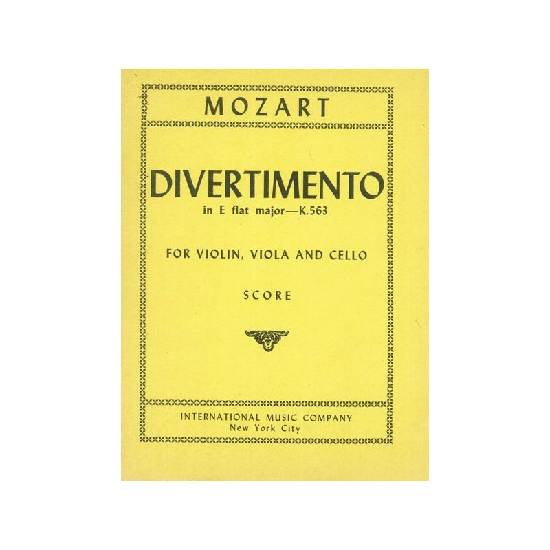 DIVERTIMENTO EB DUR KV 563