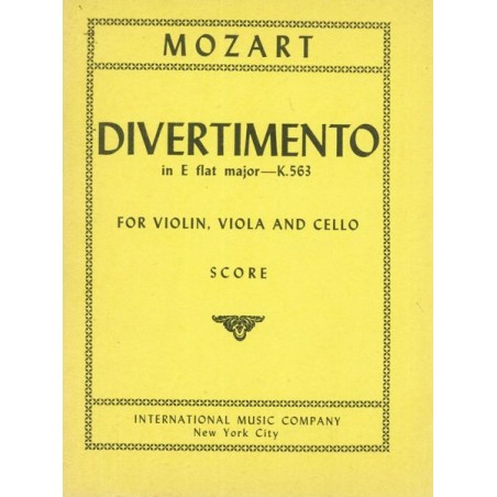 DIVERTIMENTO EB DUR KV 563