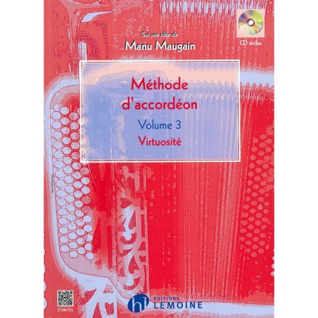 METHODE D'ACCORDEON VOL.3