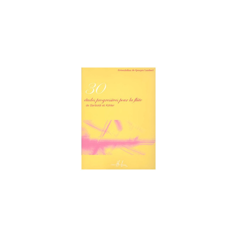 30 ETUDES PROGRESSIVES