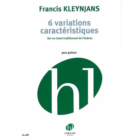 6 variations caracteristiques