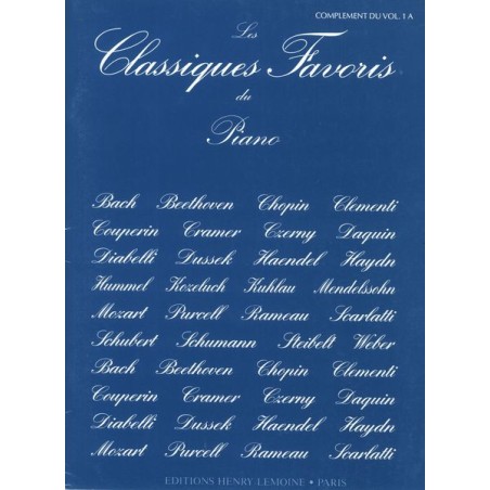 LES CLASSIQUES FAVORIS DU PIANO