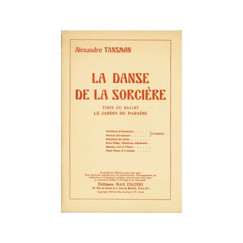 LA DANSE DE LA SORCIERE