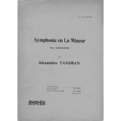 SYMPHONIE EN LA MINEUR