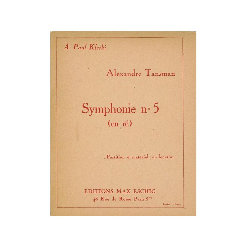 SYMPHONIE Nº5 (EN RE)