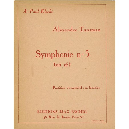 SYMPHONIE Nº5 (EN RE)