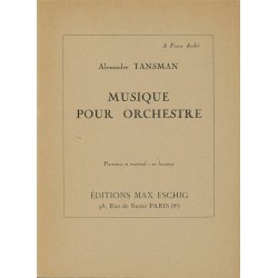 MUSIQUE POUR ORCHESTRE