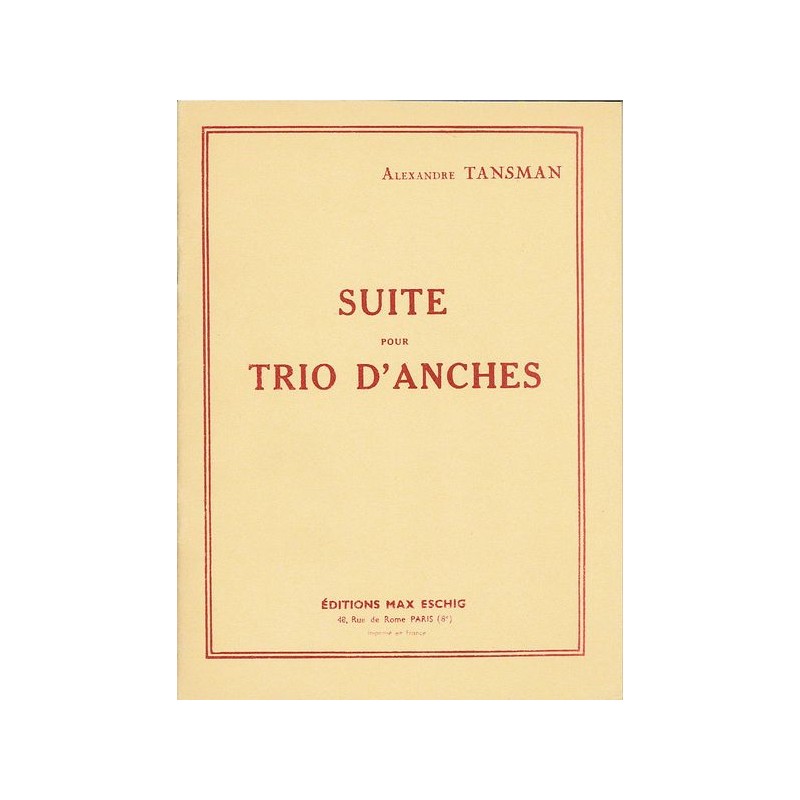 SUITE POUR TRIO D'ANCHES