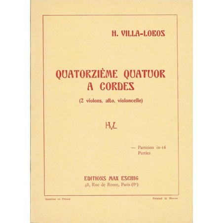 QUATORZIEME QUATOR A CORDES