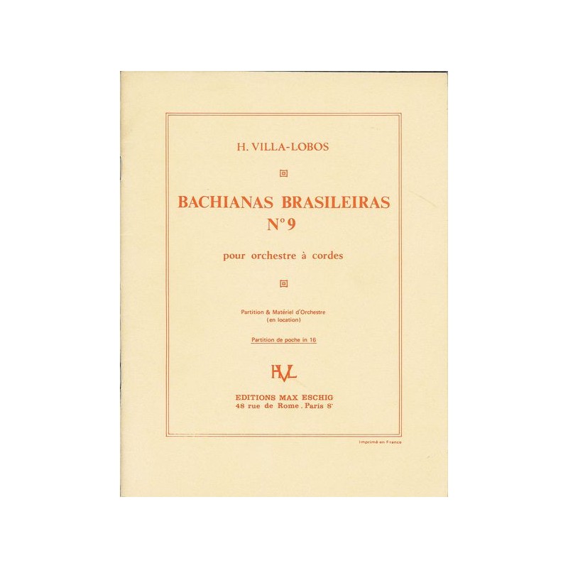 BACHIANAS BRASILEIRAS Nº9