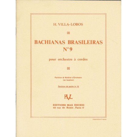 BACHIANAS BRASILEIRAS Nº9