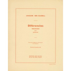 DIFERENCIAS (VARIATIONS POUR ORCHESTRE)