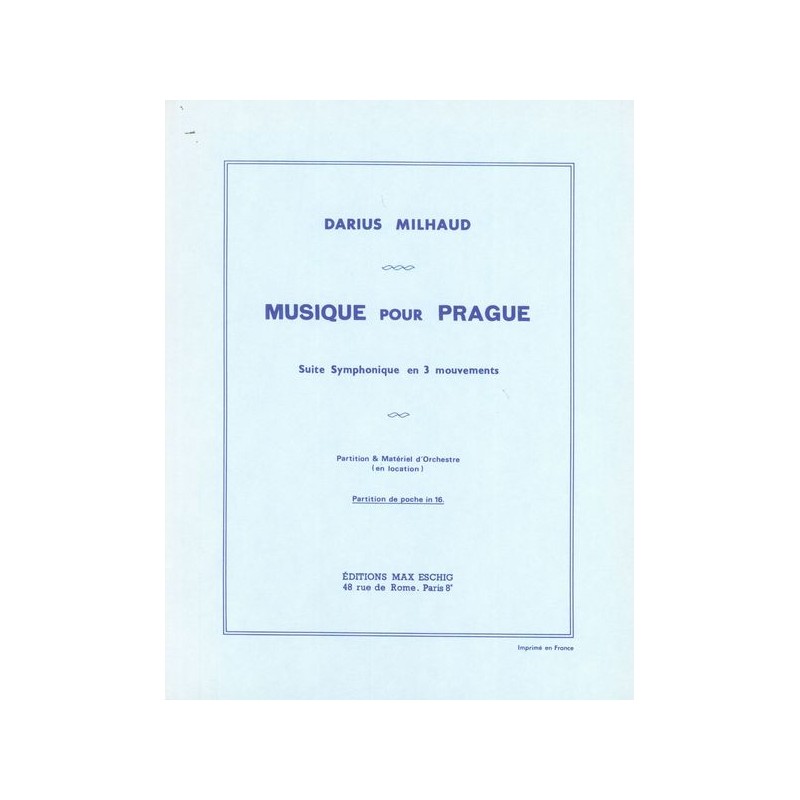 MUSIQUE POUR PRAGUE