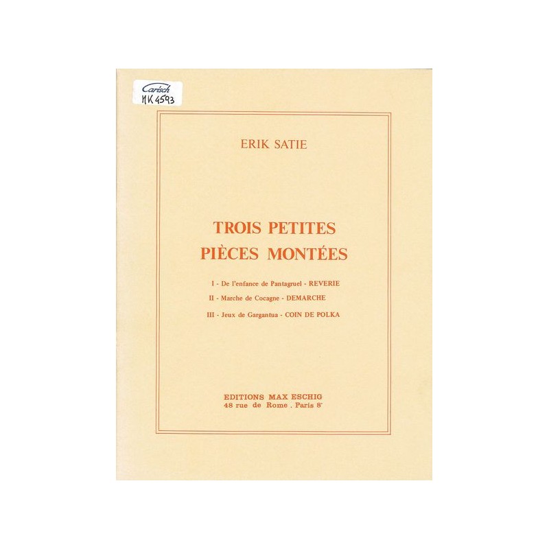 TROIS PETITES PIECES MONTEES