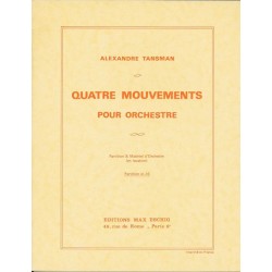 QUATRE MOUVEMENTS POUR ORCHESTRE