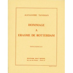 HOMMAGE A ERASME DE ROTTERDAM
