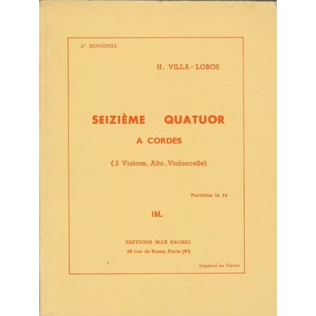 SEIZIEME QUATUOR