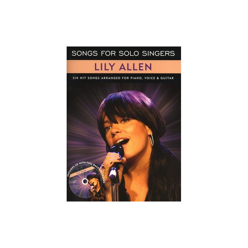 LILY ALLEN. SONGS FOR SOLO SINGERS