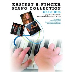 EASIEST 5-FINGER PIANO COLLECTION. CHART HITS