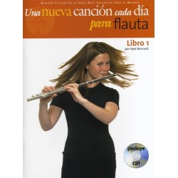 UNA NUEVA CANCION CADA DIA PARA FLAUTA LIBRO 1