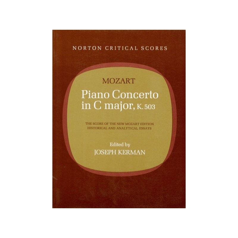 PIANO CONCERTO C MAJOR KV.503 (CRITICAL SCORE)