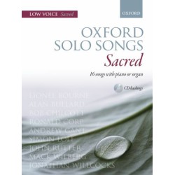 OXFORD SOLO SONGS SACRED (LOW VOICE)