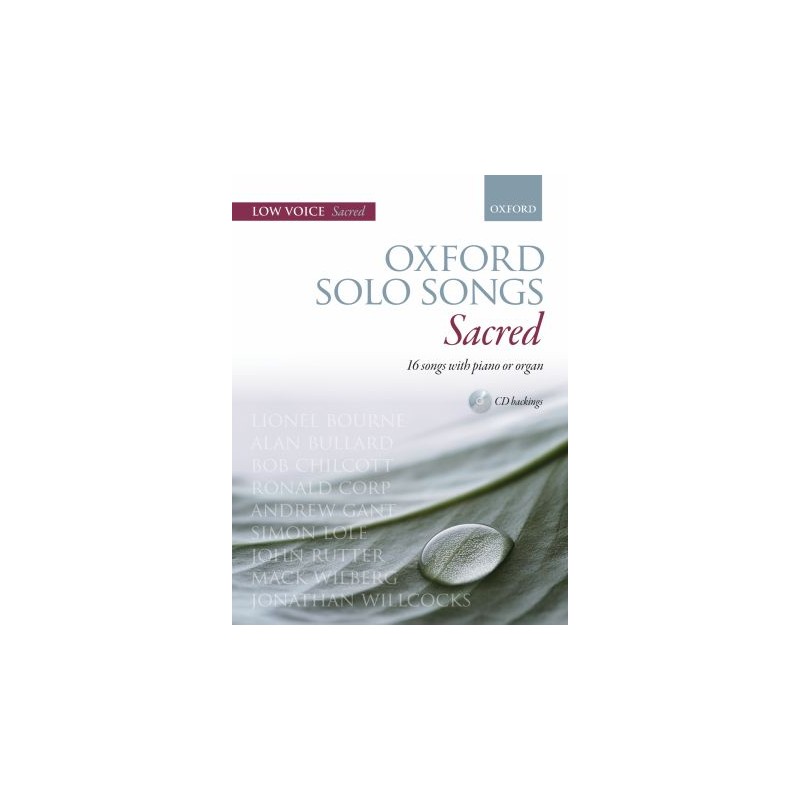 OXFORD SOLO SONGS SACRED (LOW VOICE)