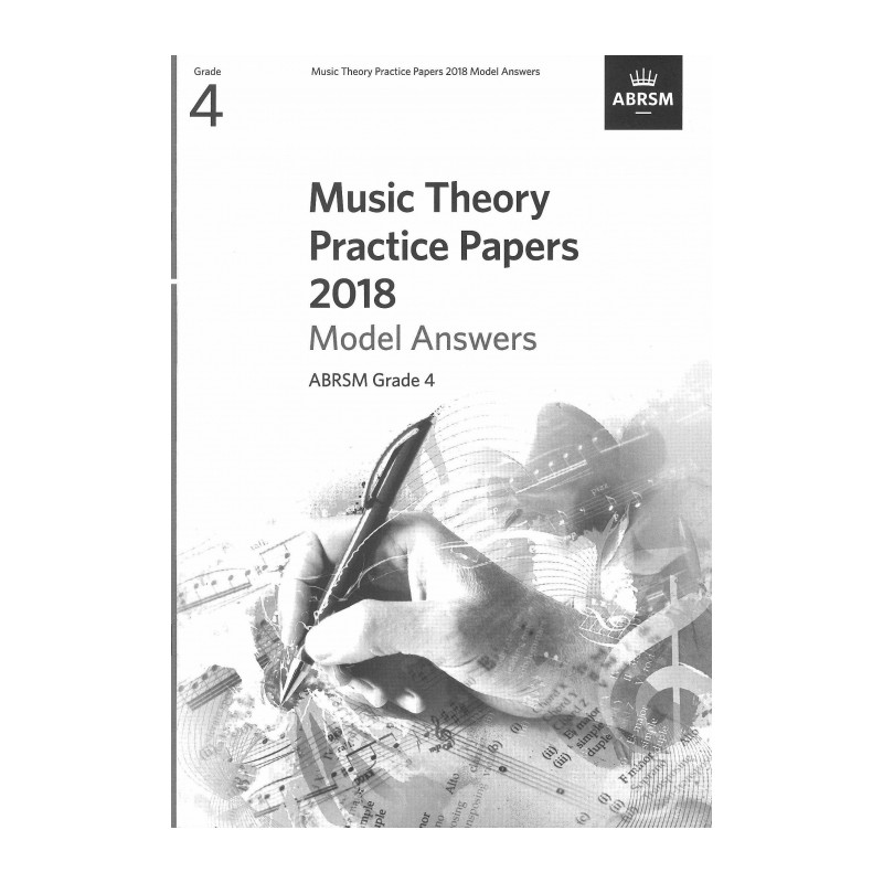 2018 MUSIC THEORY PRACTICE PAPERS ANSWERS GRADE 4