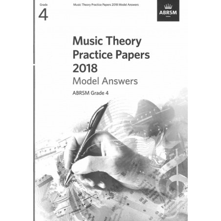 2018 MUSIC THEORY PRACTICE PAPERS ANSWERS GRADE 4