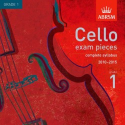 CD CELLO EXAM PIECES 2010-1015 GRADE 1