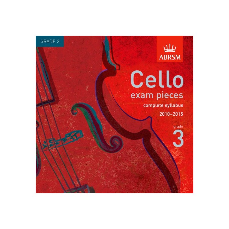 CD CELLO EXAM PIECES 2010-2015 GRADE 3