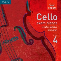 CD CELLO EXAM PIECES 2010-2015 GRADE 4