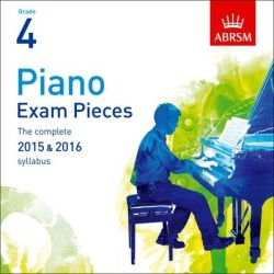 CD SEL.PIANO EXAM PIECES 2015-2016 GRADE 4