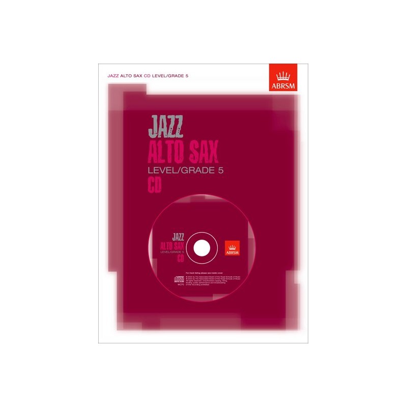 JAZZ ALTO SAX CD GRADE 5