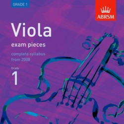 CD VIOLA EXAM PIECES FROM 2008 GRADE 1