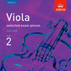 CD VIOLA EXAM PIECES FROM 2008 GRADE 2