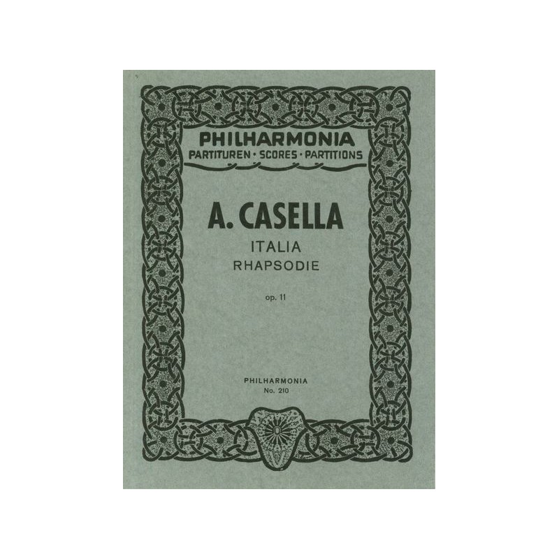 ITALIA OP.11 - RHAPSODIE