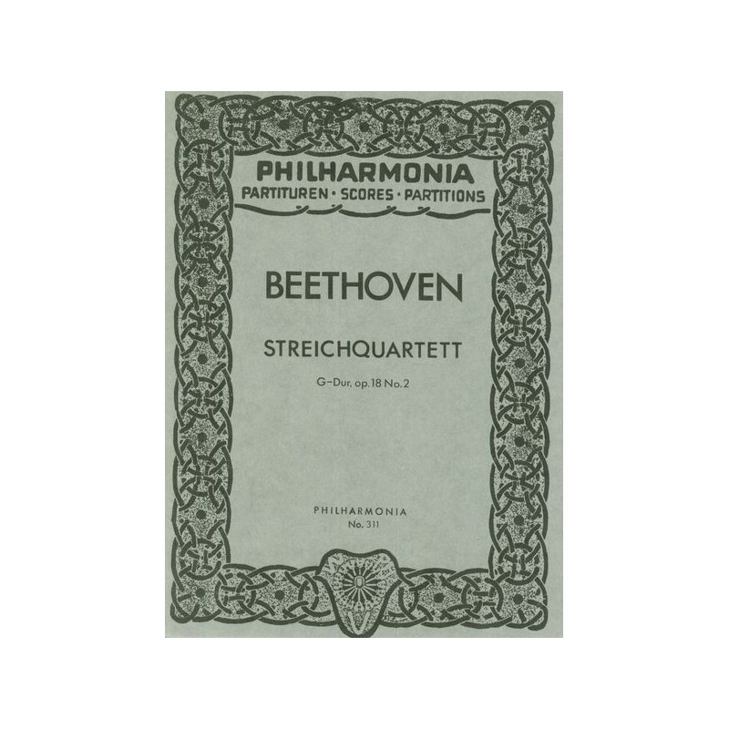STREICHQUARTETT G-DUR OP.18/2