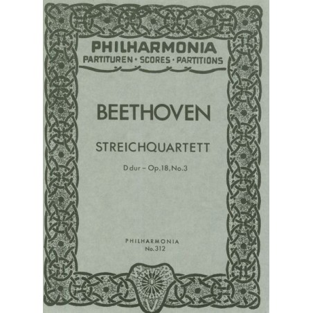 STREICHQUARTETT D-DUR OP.18/3