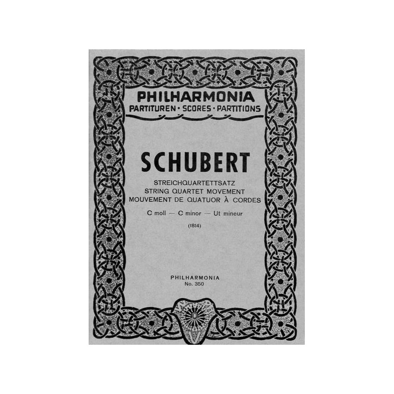 STREICHQUARTETTSATZ C MOLL