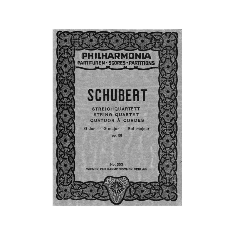 STREICHQUARTETT G OP 161