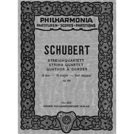 STREICHQUARTETT G OP 161