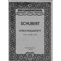 STREICHQUARTETT B-DUR OP.168 - D.112