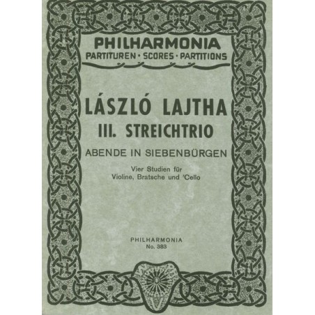 STREICHTRIO 3 OP.41 "ABENDE IN SIEBERBURGEN"