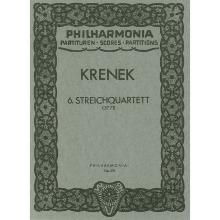 STREICHQUARTETT 6 OP.78