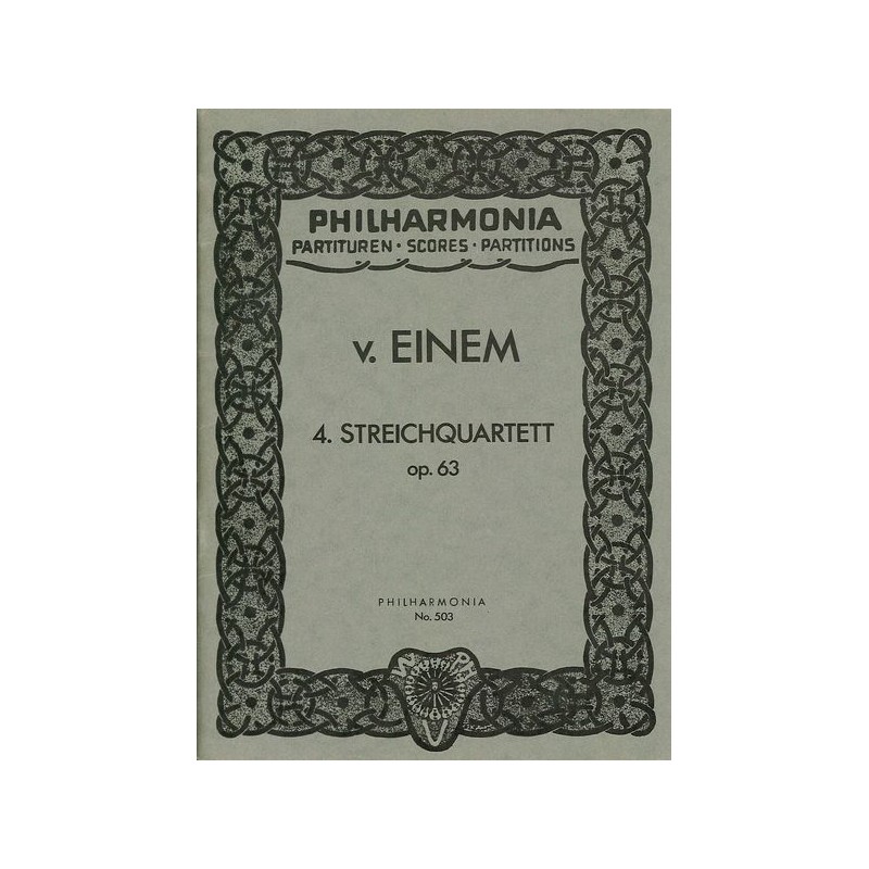 STREICHQUARTETT 4 OP.63