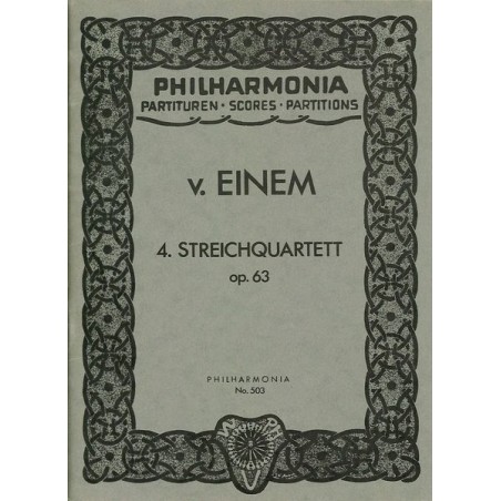 STREICHQUARTETT 4 OP.63