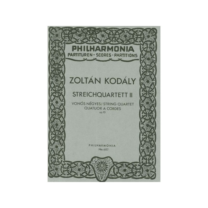 STREICHQUARTETT 2 OP.10